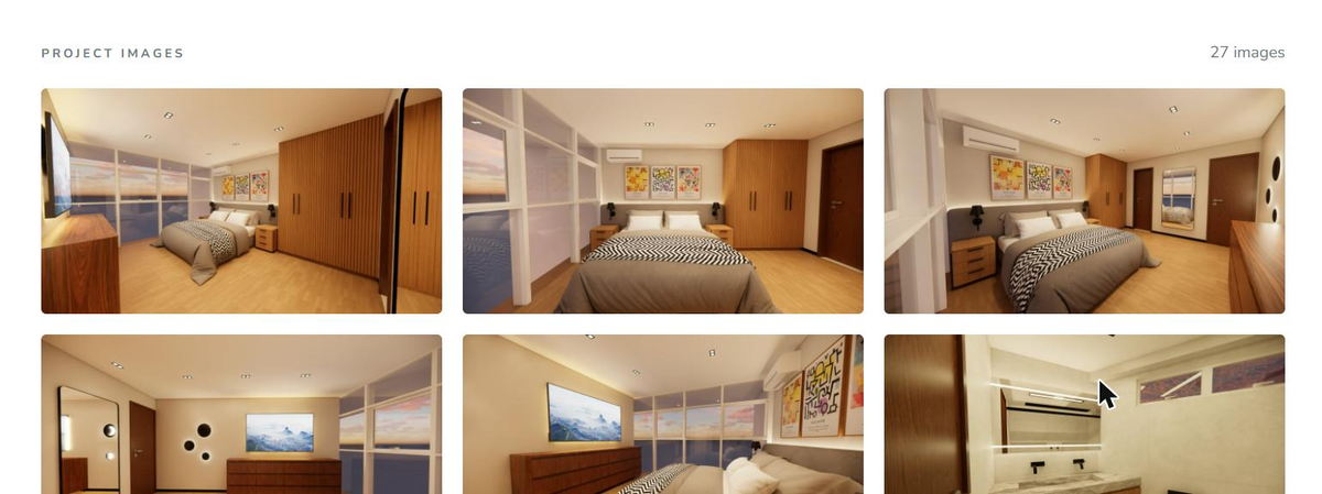 Galeria de imagens do projeto na central